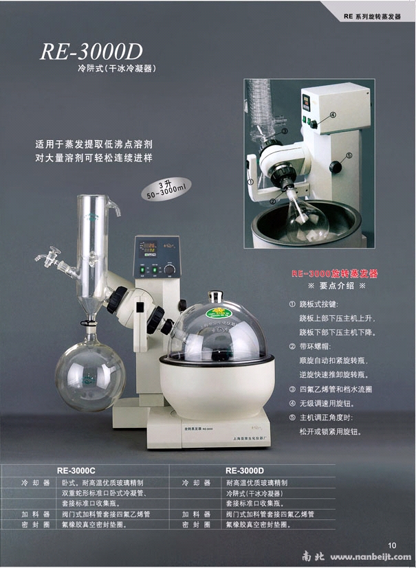 RE3000D旋轉蒸發儀