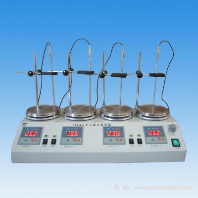 HJ-4（A）多頭（數顯）磁力加熱攪拌器