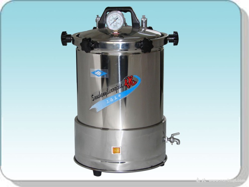 YX280A手提式不銹鋼壓力蒸汽滅菌器(防干燒型)