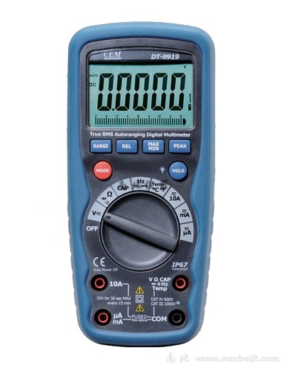 DT-9919 專業防水數字萬用表