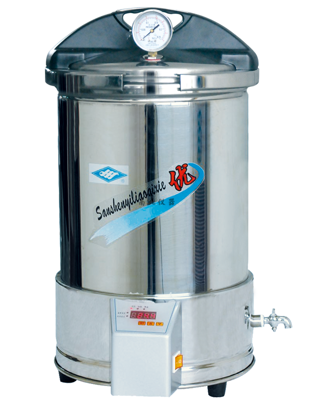 YX280/15手提式不銹鋼壓力蒸汽滅菌器（定時數(shù)控）