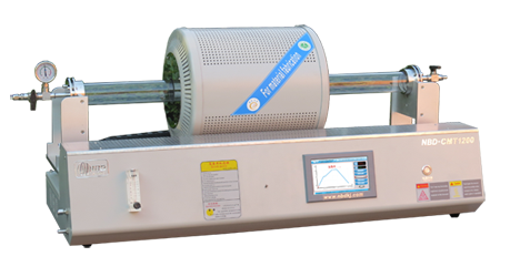 NBD-CMT1200-60TI+  4KW 爐膛滑軌式管式爐1200℃